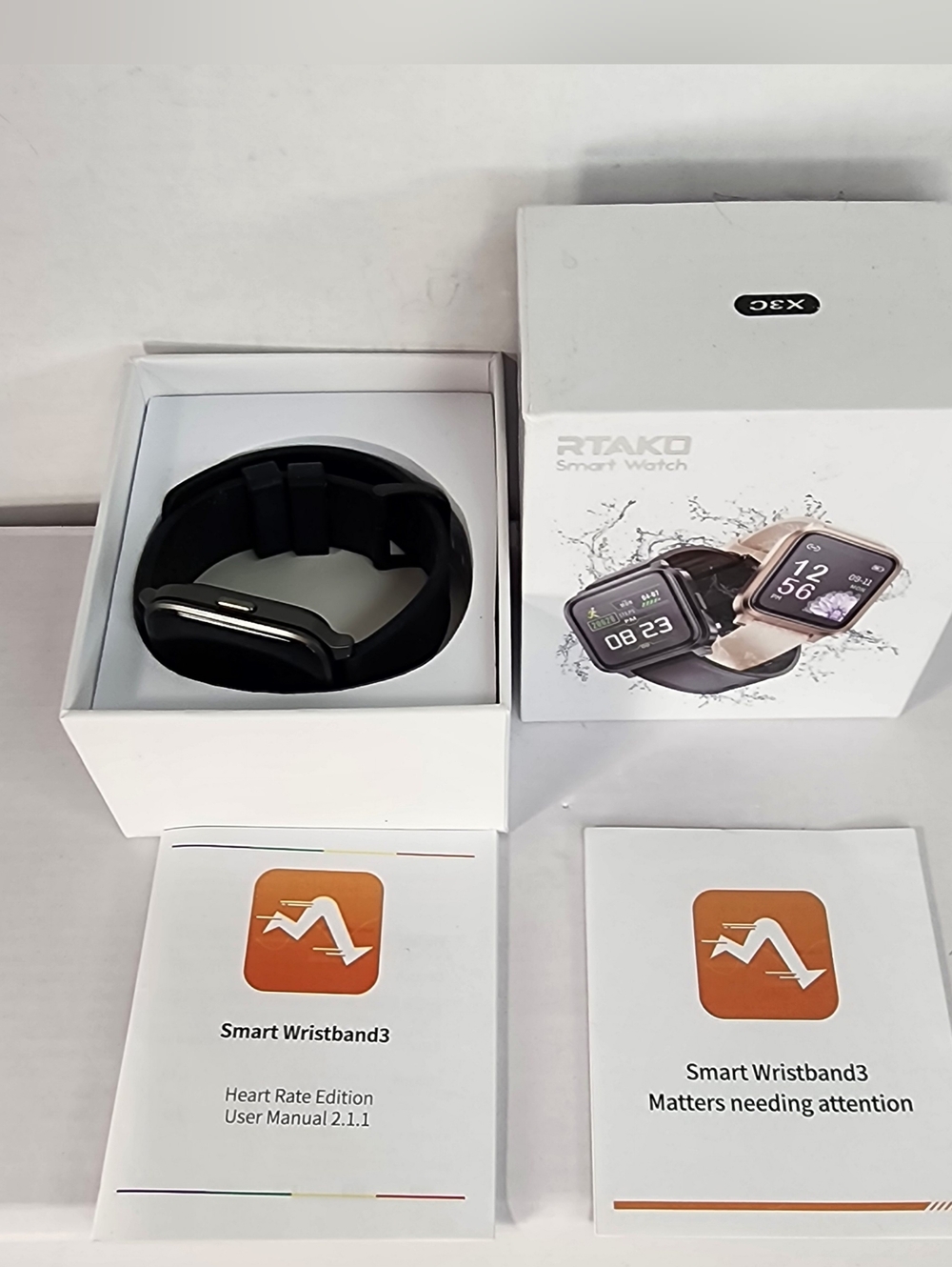 RTAKO Smart Watch, Black, X3C, Waterproof - (Tested) - Picture 2 of 9